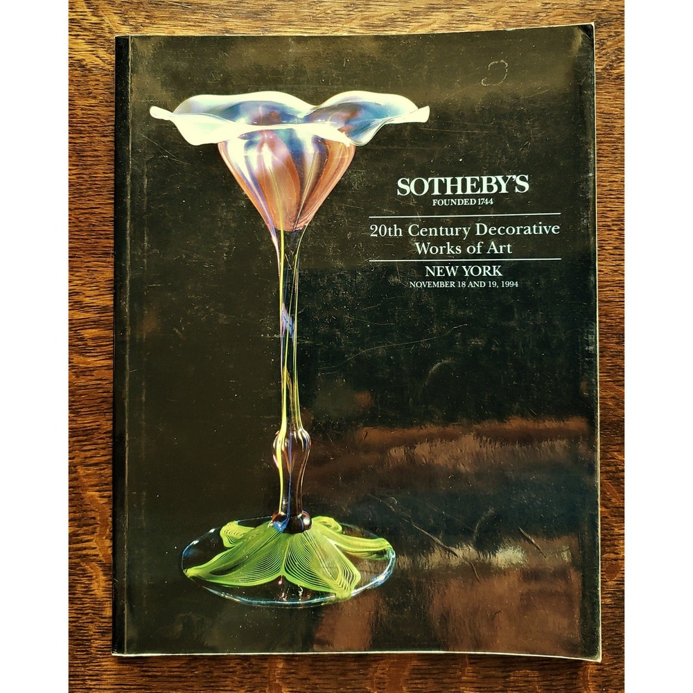 Sotheby's Nov 1994 Auction Catalog 20th Century Decorative Arts 6628 Book